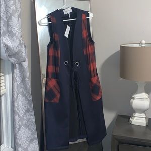 NEW - BCBG long vest